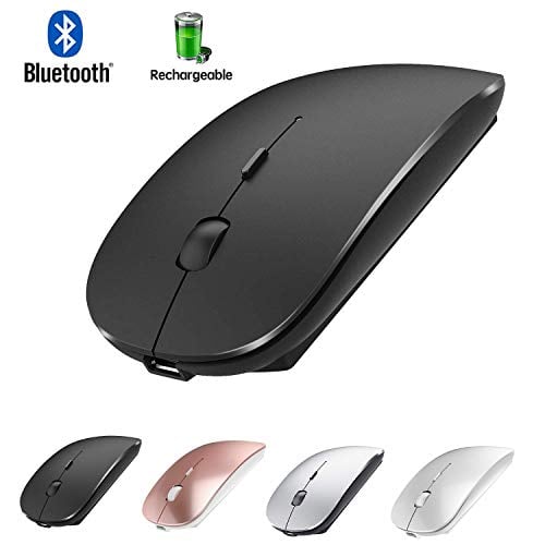 Book Cover Bluetooth Mouse for Laptop Mac Pro Air Bluetooth Wireless Mouse for MacBook pro MacBook Air MacBook Mac Window Laptop (Black)