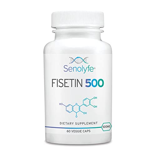 Book Cover Fisetin 500 | 500mg 98% Pure Fisetin | Flavonoid Supplement