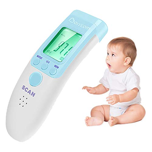 Book Cover [US Stock] Medical Forehead Thermometer, Digital Infrared Temporal Thermometer for Fever, Portable Non-Contact Termometro, Instant Accurate Reading for Baby Kids and Adults