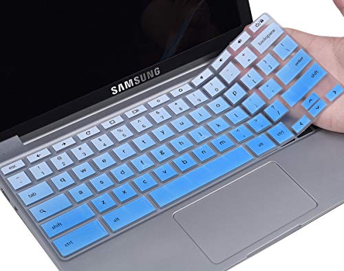 Book Cover Keyboard Cover for 2020-2017 Samsung Chromebook 4 3 XE310XBA XE500C13 XE501C13 11.6/ Chromebook 2 XE500C12/ 15.6