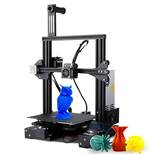 Book Cover 3D Printer, Creality Ender 3 Pro 3D Printer Kit with Resume Function, Cmagnet Build Plate and Upgraded Power Supply, Compatible with PLA TPU 1.75mm Filament, 220x220x250mm Printing Size