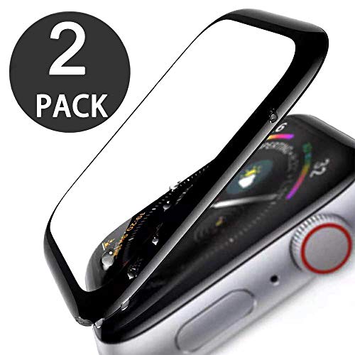 Book Cover Screen Protector for Apple Watch Series 3/2/1 42MM, [2Pack] 3D Curved Edge Scratch Resistant Tempered Glass Film Compatible with Apple Watch Series 3/2/1 42MM
