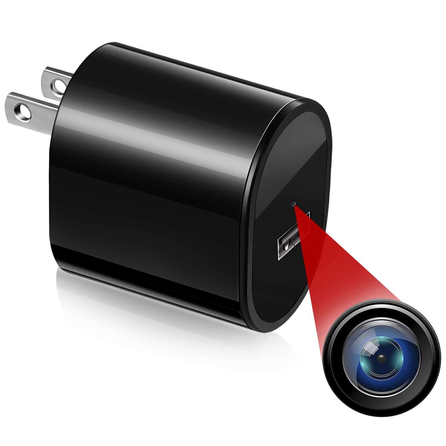 Book Cover Hidden Spy Camera Mini Surveillance - Rovtop Security Cameras for Homes with Video HD 1080P, Motion Detection Portable USB Camera, Small Nanny Cam