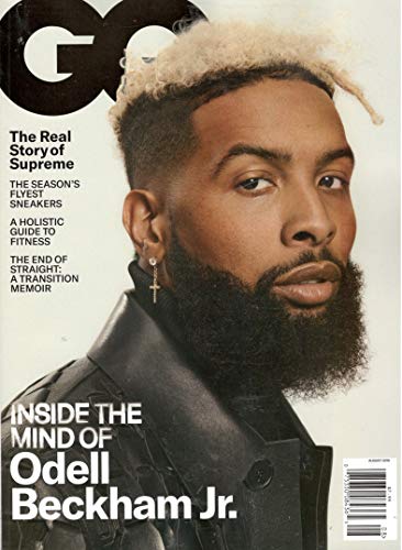 Book Cover GQ Magazine (August, 2019) Inside The Mind of Odell Beckham, Jr.