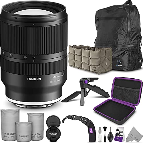Book Cover Tamron 17-28mm f/2.8 Di III RXD Lens for Sony E with Advanced Photo & Travel Bundle