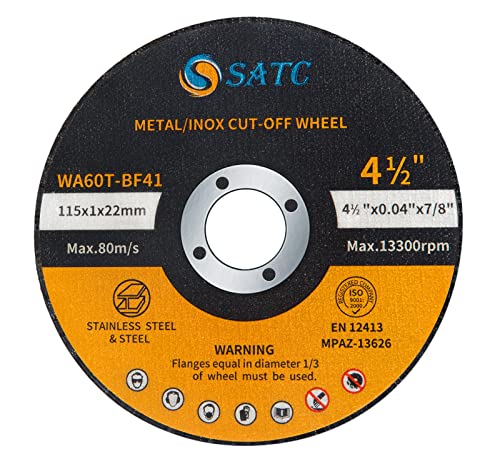 Book Cover S SATC Cutting Wheel 50 PCS Cut Off Wheel 4.5