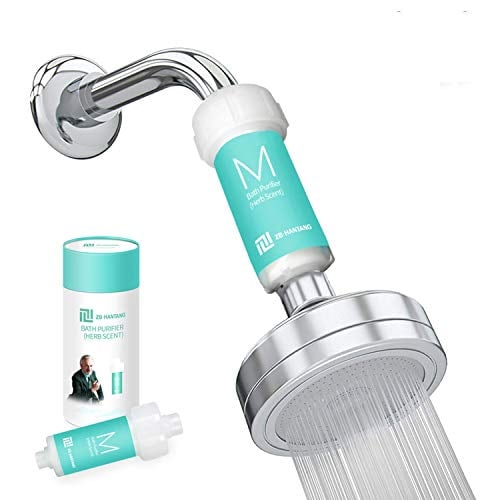 Book Cover ZBHANTANG Herb Scent Chlorine Shower Filter - Filtered Shower Head Reduces Dry Itchy Skin, Dandruff, Eczema, and Dramatically Improves The Condition of Your Skin and Hair (Jasmine Scent)