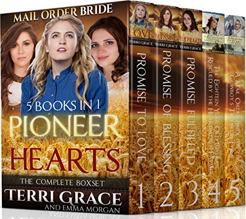 Book Cover Pioneer Hearts 5 Book Inspirational Boxset: New Edition