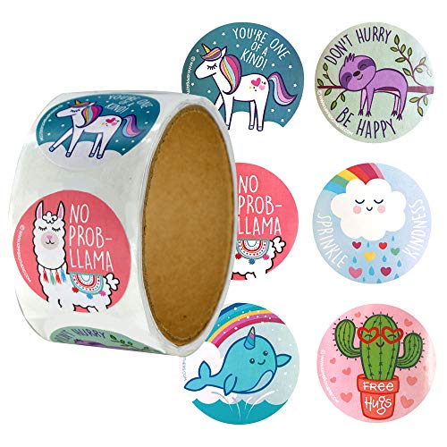 Book Cover Kipp Brothers Roll of 100 Assorted Magical Fun Stickers