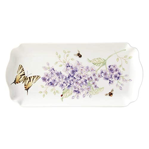 Book Cover LENOX Butterfly Meadow Rectangular Tray, 0.8 LB, Multi