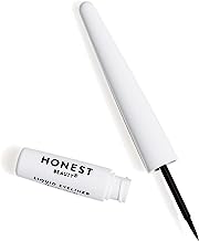 Book Cover Honest Beauty Liquid Eyeliner Vegan Smudge Flake Transfer Proof Carbon / Silicone Free Cruelty Free Ophthalmologist Tested 0.058 fl. oz, Black