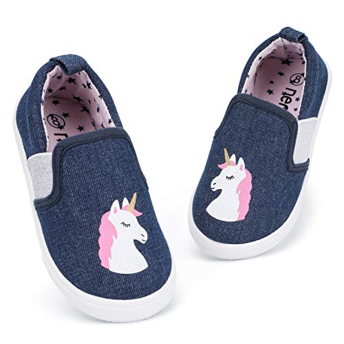 Book Cover RANLY & SMILY Toddler Shoes Slip On Casual Sneakers