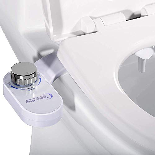 Book Cover Tibbers Home Bidet, Self-Cleaning and Retractable Nozzle, Fresh Water Spray Non-Electric Mechanical Bidet Toilet Seat Attachment