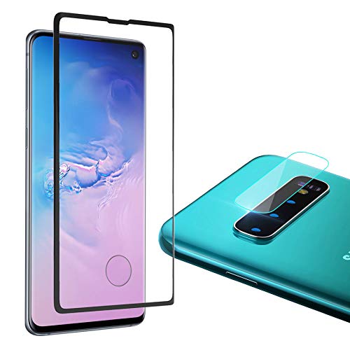 Book Cover [2 Pack] Galaxy Note 10 Screen Protector Tempered Glass Include a Camera Lens Protector,Glass Screen Protector with 3D Curved HD Clear Full Coverage for Samsung Galaxy Note10