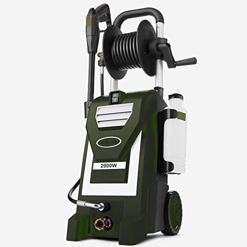 Book Cover Pressure Washer 2300PSI Electric Power Washer 1800W High Pressure Washer- (30 x 40 Inch) (Black)
