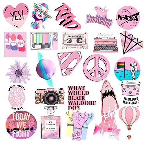 Book Cover Modaior Stickers 100 Pieces, Fashion, Waterproof Vinyl Stickers for Travel Case, PC, Water Bottle Stickers, Motorcycle Bicycle Skateboard, car Stickers [No-Duplicate Sticker Pack] (Stickers-A)