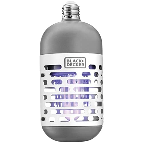Book Cover BLACK+DECKER UV LED Light Bulb Electric Bug Zapper for Indoor & Outdoor Use, Helps protect Up to 500 Square Feet