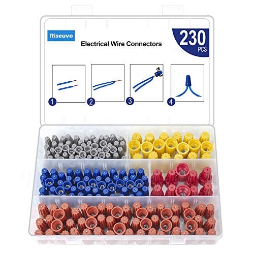 Book Cover 230PCS Wire Connector Screw Terminal Assortment Set