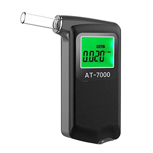 Book Cover Furhead 2.0 Breathalyzer Portable Professional Breath Alcohol Tester with Digital LCD Display Breath Analyzer High Quality with 5 Mouthpiece