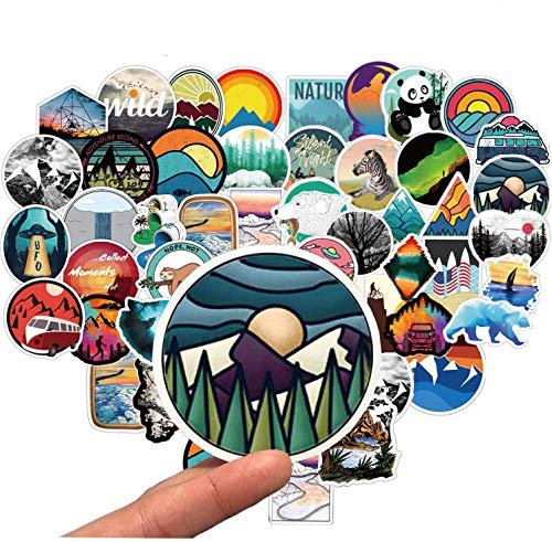 Book Cover 100PCS Wilderness Nature Stickers