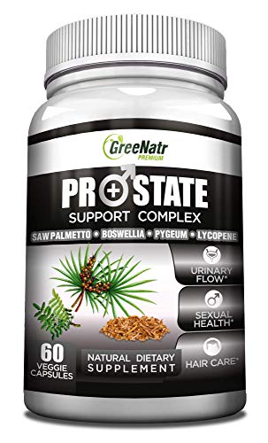 Book Cover Natural Prostate Supplements for Men- Supports Better Urinary Flow to Reduce Frequent Urination - Natural DHT Blocker with Saw Palmetto, Boswellia, Pygeum, Lycopene & Vitamin B12. 60 Veggie Caps