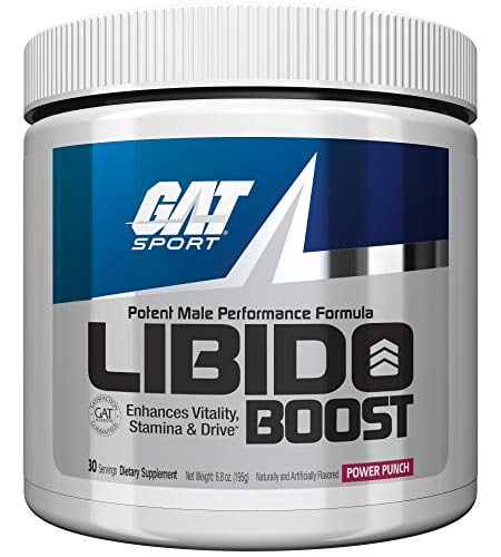 Book Cover Libido Boost Powder Male Performance Formula for Enhanced Vitality, Stamina Drive Power Punch (30 Servings)