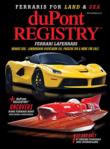 Book Cover duPont REGISTRY Autos September 2019