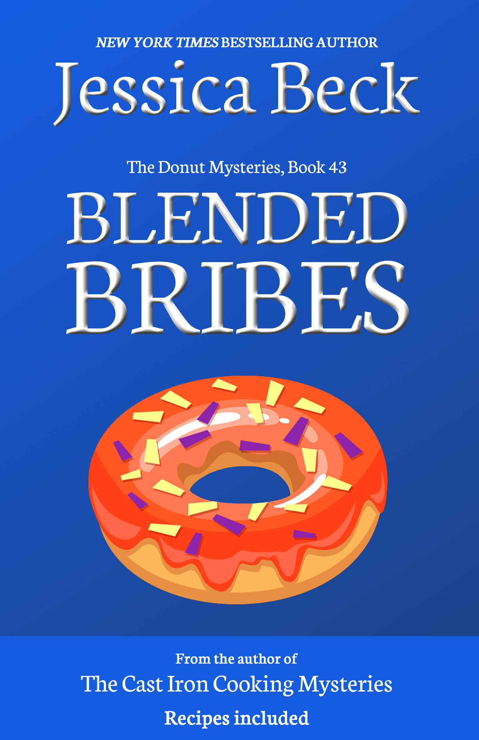 Book Cover Blended Bribes (The Donut Mysteries Book 43)