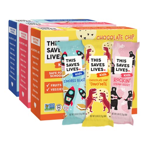 Book Cover This Saves Lives Snack Bars (Variety Pack, 0.88 Ounce (Pack of 15))