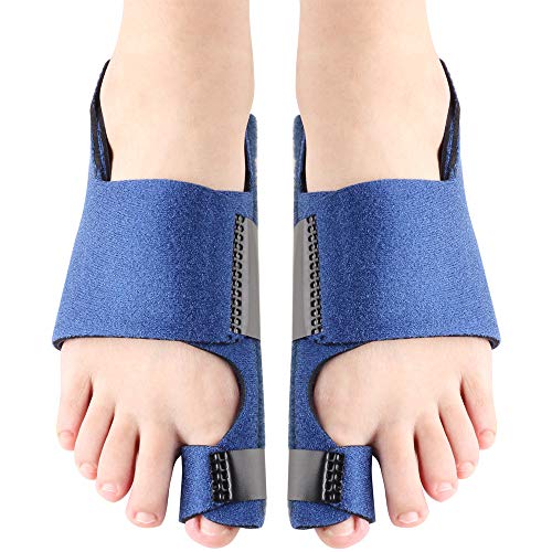 Book Cover Bunion Corrector Bunion Pain Relief - Bunion Splints Big Toe Straightener for Hallux Valgus Aid Surgery Fits for Men & Women by Toe Glow