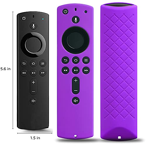 Book Cover Covers for All-New Alexa Voice Remote for Fire TV Stick 4K, Fire TV Stick (2nd Gen), Fire TV (3rd Gen) Shockproof Protective Silicone Case