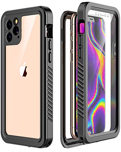 Book Cover RedPepper Designed for iPhone 11 Pro case, Clear Full Body Heavy Duty Protection with Built-in Screen Protector Shockproof Rugged Cover Designed for iPhone 11 Pro 5.8 inch