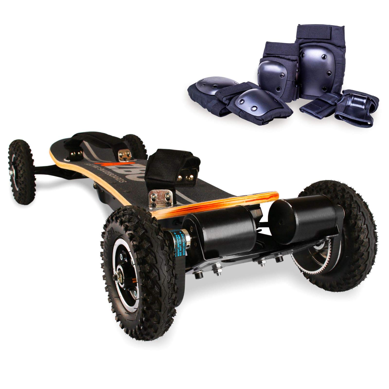 Book Cover Off Road Electric Skateboard with Remote Control - 3300W Dual Motor - UL2272 Certified high Speed 25 MPH Motorized Mountain Y8 Longboard with bindings for Cruising | LG Battery