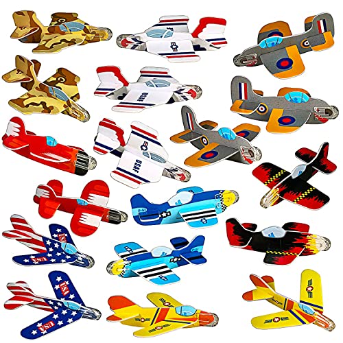 Book Cover ArtCreativity Foam Gliders for Kids - Bulk Set of 72 - Lightweight Planes with Various Designs - Individually Packed Flying Airplanes - Fun Birthday Party Favors, Goodie Bag Fillers, Boys and Girls
