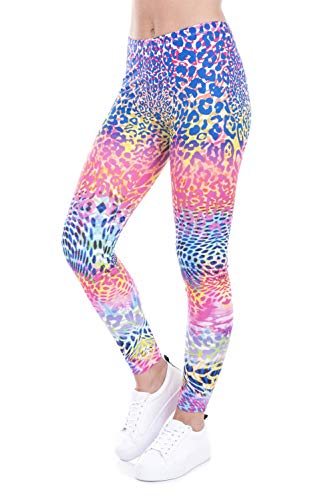 Book Cover Jasfura Womens Workout Sports Yoga Leggings Printed Pants Stretchy Regular and Plus Size