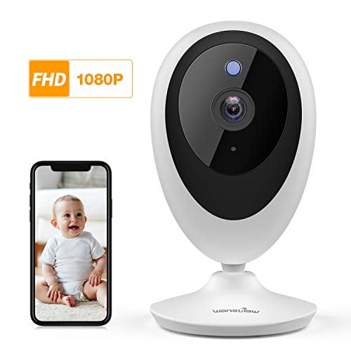 Book Cover Baby Monitor, Wireless WiFi Home Security System 1080P FHD Wansview for Elder and Pet Camera with Motion Detection, 2 Way Audio, Works with Alexa, TF Card and Cloud Available K5