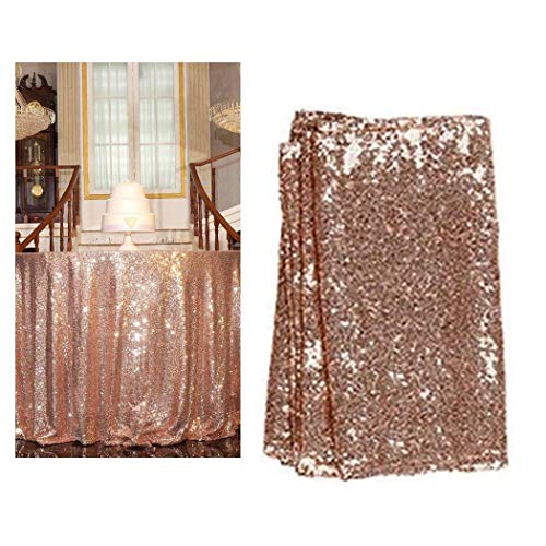 Book Cover DREAMVAN Wedding Table Cloth Glitter Sequin Tablecloth Party Engagement Decoration Tablecloths
