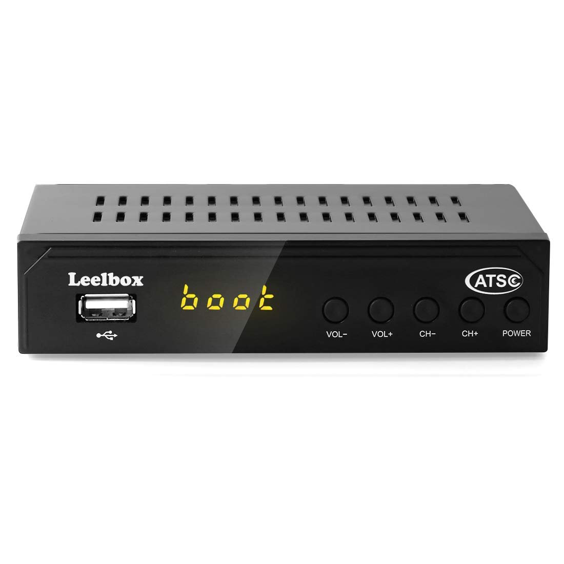 Book Cover Leelbox Digital Converter Box for Analog TV 1080P ATSC Converters with Recording (Black)
