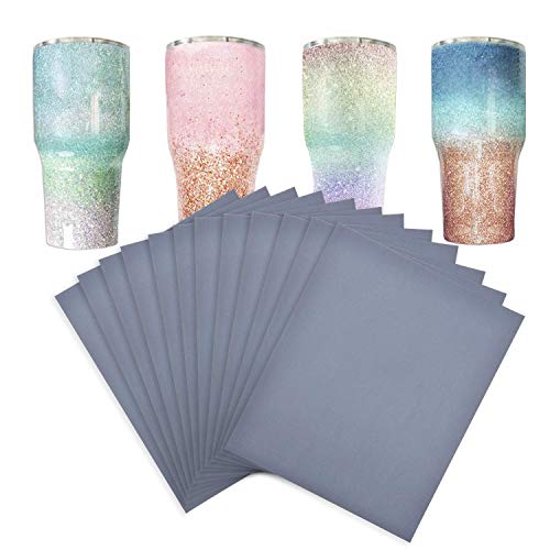 Book Cover Yaromo 12 Pieces Epoxy Sanding Papers, Waterproof Epoxy Polishing Papers Superfine Epoxy Refinishing Papers for Making Glitter Tumbler Cups, Crafts Tumbler
