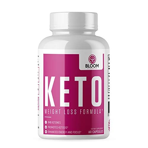 Book Cover Keto Pills for Weight Loss - Burn Fat Fast & Lose Unwanted Pounds - Weight Loss Supplements for Women & Men - Appetite Suppressant - Ketogenic Formula with BHB - 60 Capsules