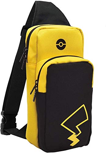 Book Cover Nintendo Switch Adventure Pack (Pikachu Edition) Travel Bag by HORI - Officially Licensed by Nintendo & Pokemon