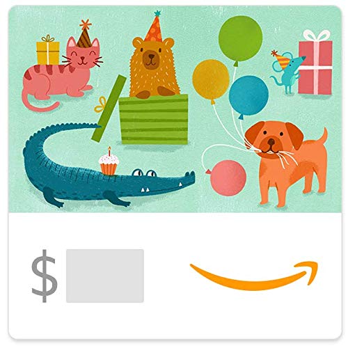 Book Cover Amazon eGift Card - Birthday Party Animals