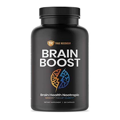 Book Cover Brain Boost Nootropic Supplement - Energy and Focus Blend for Enhanced Concentration, Memory & Clarity - Thermogenic Blend for Improved Metabolism - Brain Booster Pills for Men & Women (60 Capsules)