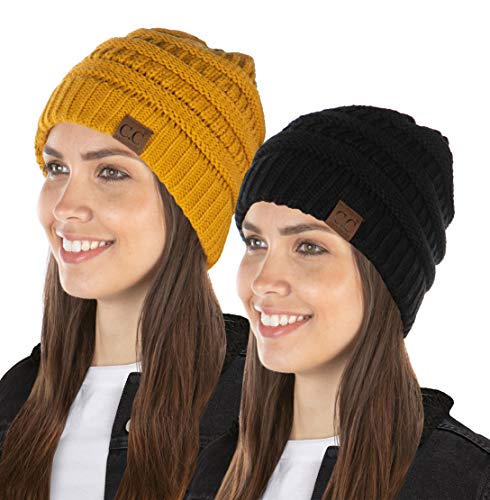 Book Cover Funky Junque Exclusives Womens Beanie Solid Ribbed Knit Hat Warm Soft Skull Cap