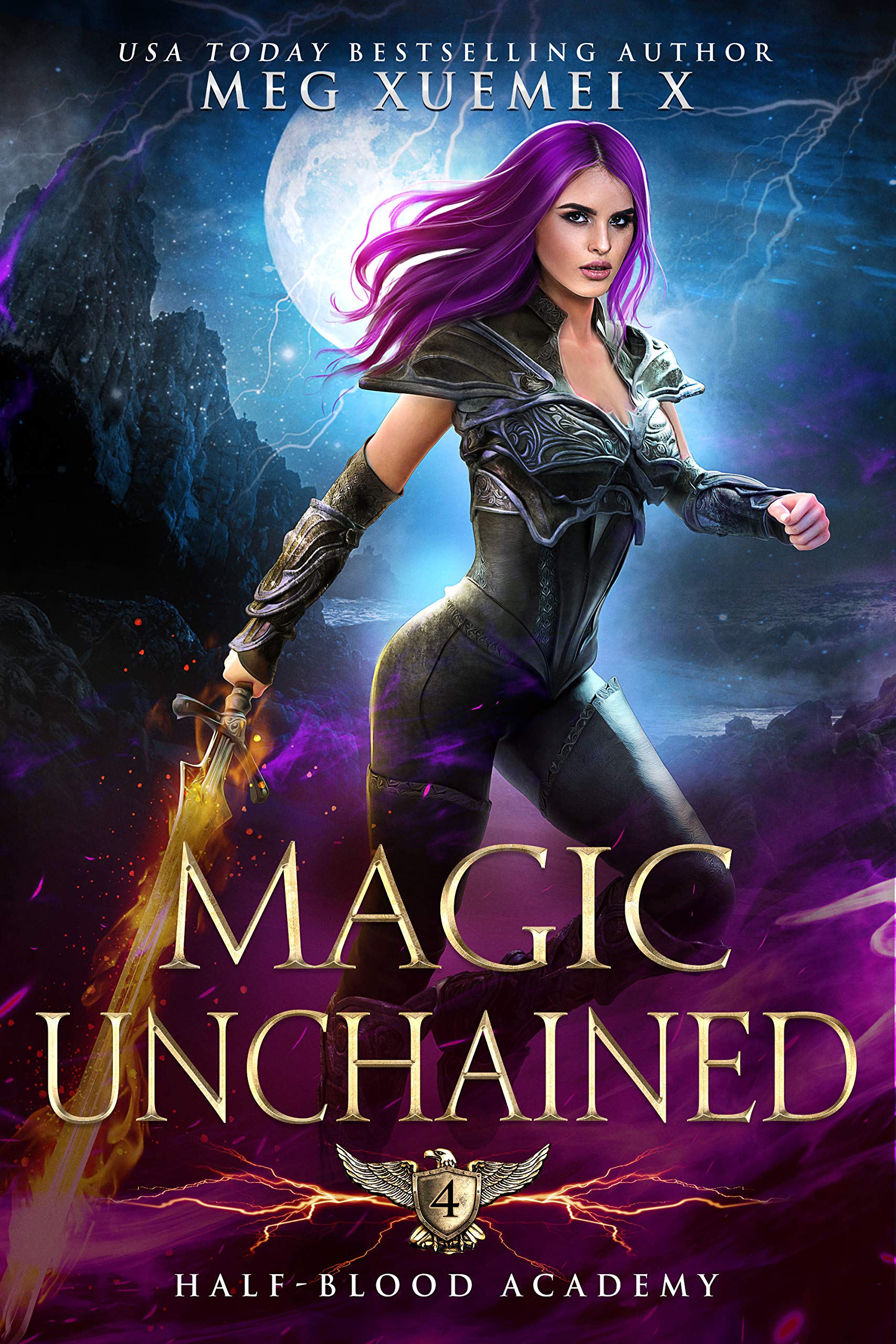 Book Cover Half-Blood Academy 4: Magic Unchained