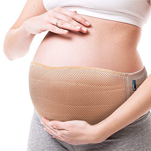 Book Cover KEENHEALTH Belly Band for Pregnancy - Adjustable for Growing Belly - Reduces Pelvic Pain - Pregnancy Belt - Maternity Belt - Maternity Support Belt Size M - Pregnancy Support Belt K-MB-716