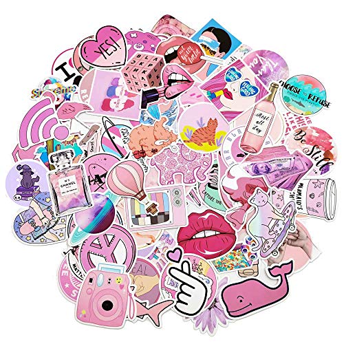 Book Cover Cute Waterproof Aesthetic Trendy Stickers for Teens,Girls and Women Fits Water Bottle Laptop,Phone,Pad,Guitar,Bike,Luggage 103 pcs