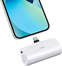 Book Cover iWALK Small Portable Charger 4500mAh Ultra-Compact Power Bank Cute Battery Pack Compatible with iPhone 13/13 Pro Max/12/12 Mini/12 Pro Max/11 Pro/XS Max/XR/X/8/7/6/Plus Airpods and More,White