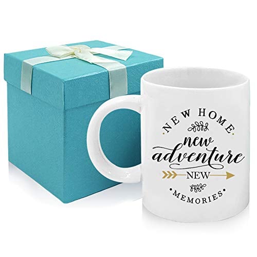 Book Cover Tom Boy Housewarming Gifts For New Home Owner House Warming Presents For Friends And Couple New Adventure New Memories Coffee Mug 11oz