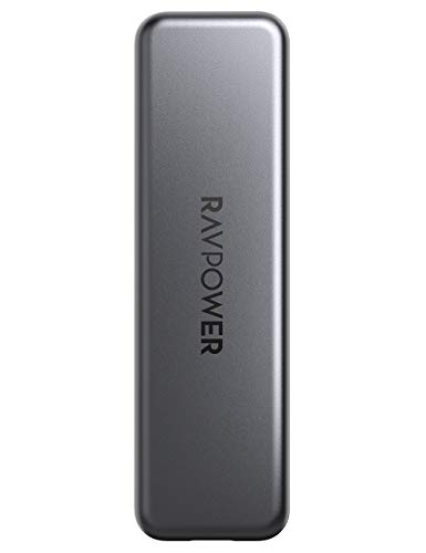 Book Cover RAVPower Mini External SSD Hard Drive 512GB Portable SSD USB-C Solid State Flash Drive, Up to 540MB/s, NAND Flash & USB 3.1 Gen 2 Interface, ATA Lock